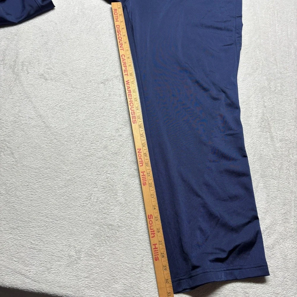 Under Armour Pants‎ Mens XL Warm Up Track Blue Wide Leg Y2K Loose Drawstrings